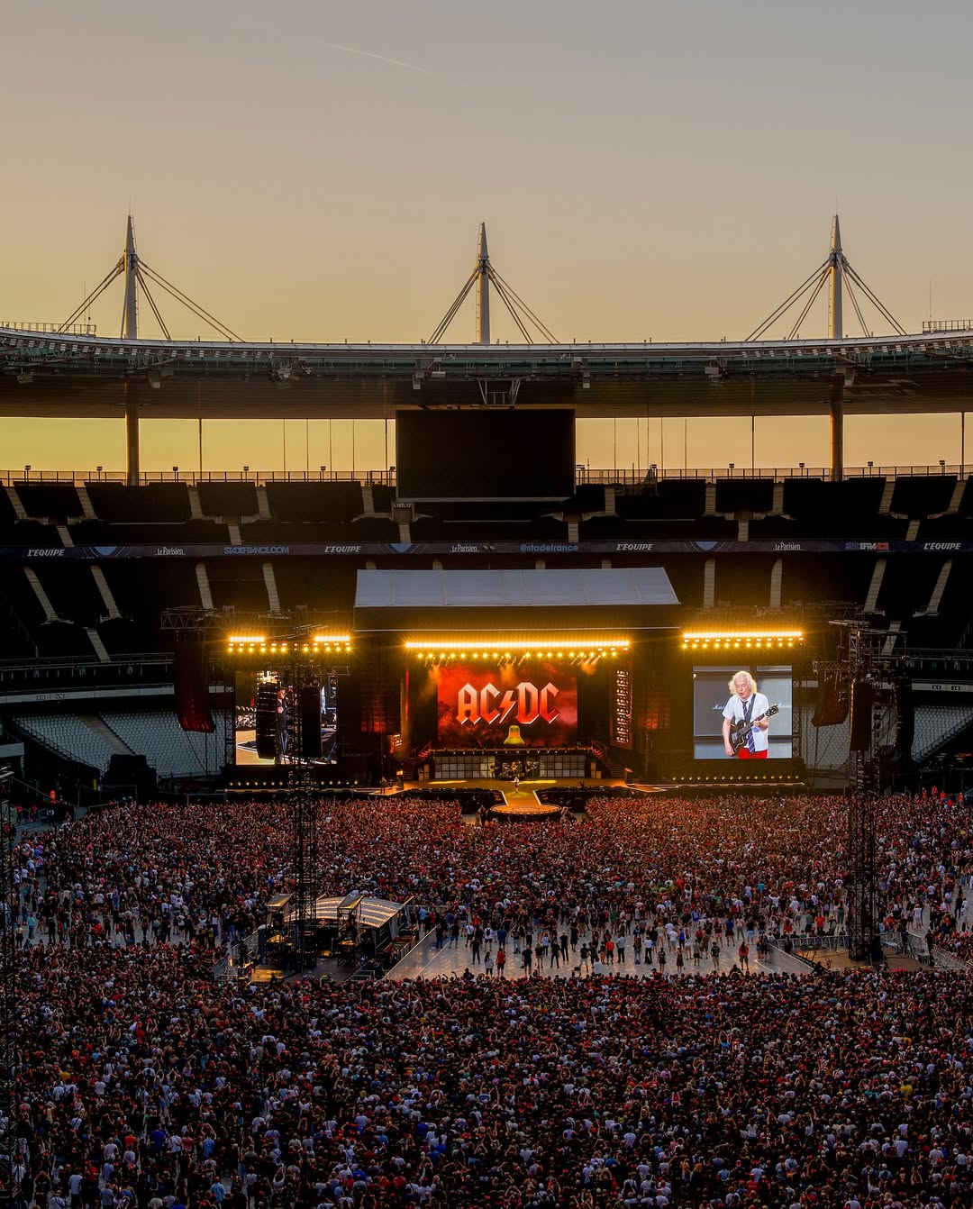 Stade de France : 150 000 billets vendus pour les concerts d’AC/DC, derniers de l’année 2025 et premiers avec GL Events comme gestionnaire
